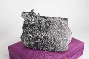 Silver Plated Cow Shape Box | 8x6 Full Brass Decorative Keepsake from Siansh