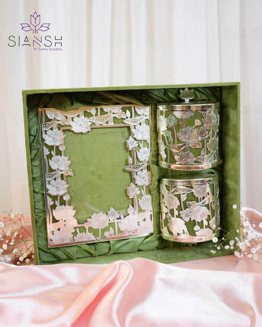 Exquisite Silver-Plated Luxury Gift Set – A Timeless Treasure