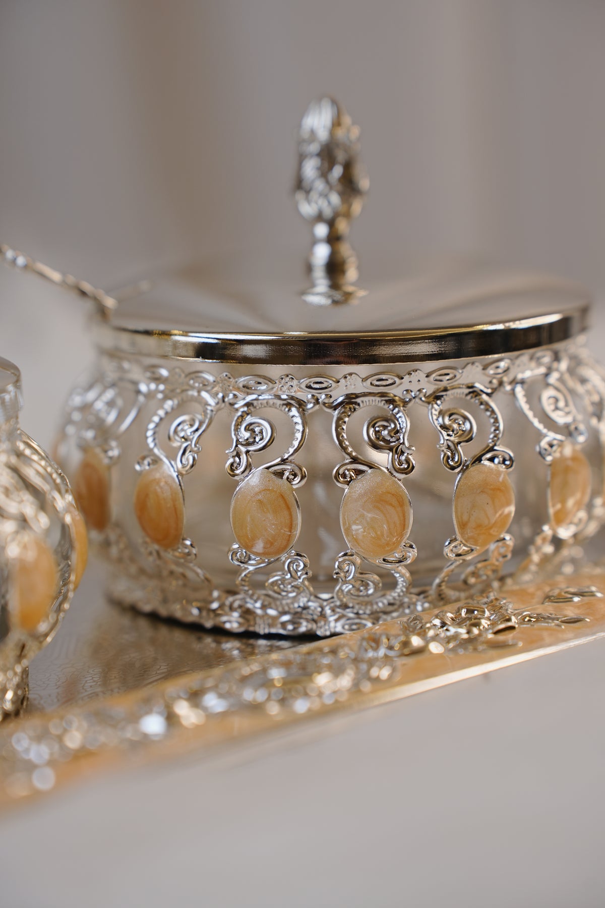 Exquisite Silver-Plated Mukhwas Bowl Set – A Timeless Luxury for Every Occasion