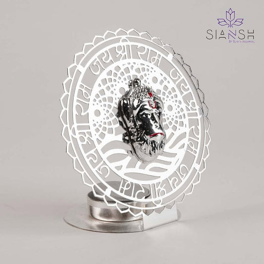 Silver Plated Hanumanji T-Light Holder for Divine Décor | Siansh Luxury Gifting