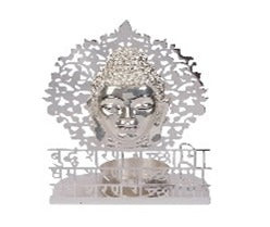 Silver Plated Buddha T-Light Holder for Pooja & Décor | By Siansh